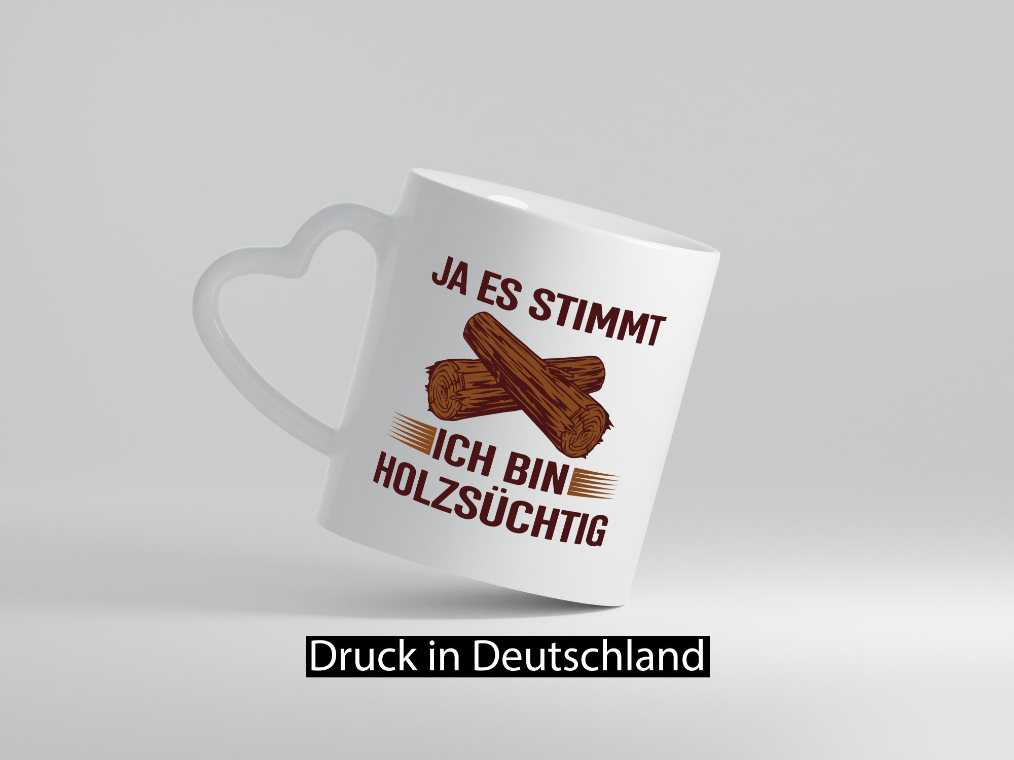 Ja es stimmt ich bin Holzsüchtig | Förster Tischler lustiger Spruch Geschenk