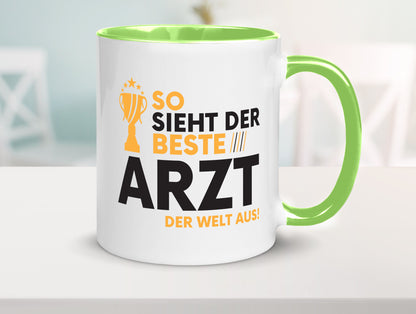 Der Weltbeste Arzt | Medizin Doktor Facharzt lustiger Spruch Geschenk Humor Tasse