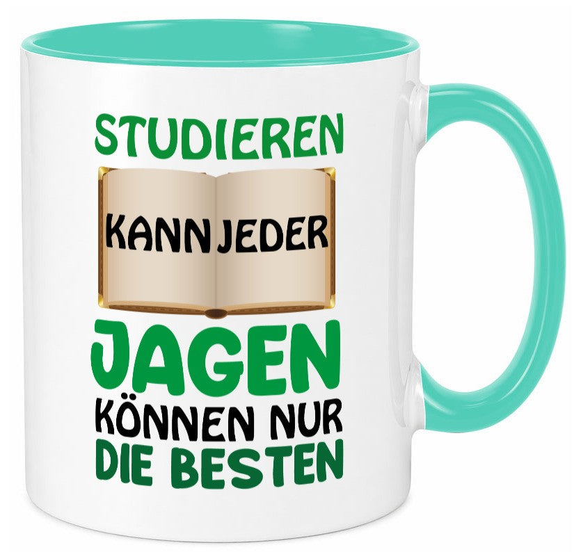 Nur die besten Jäger Humor Geschenkidee Tasse