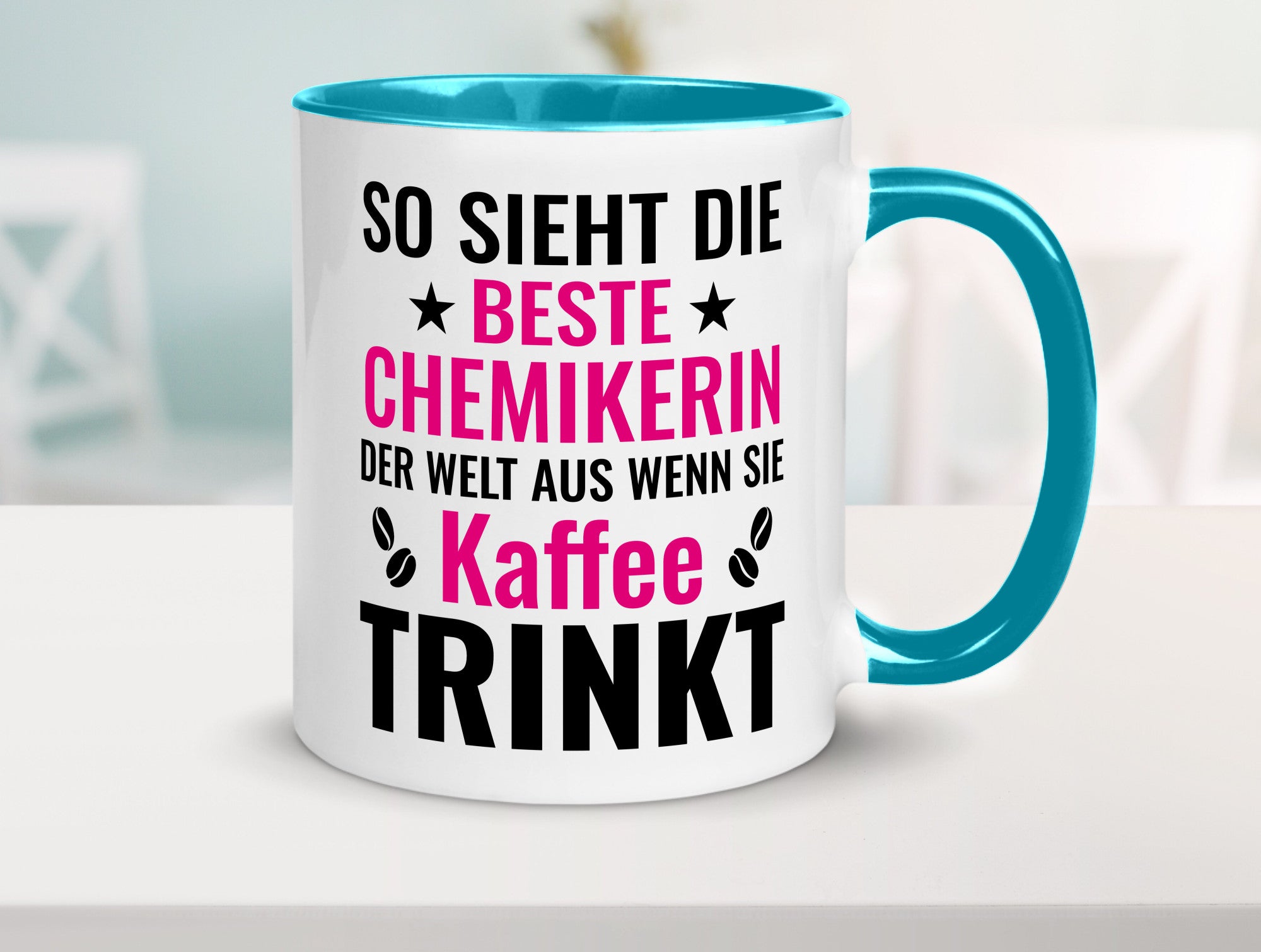 Kaffee trinkt: Chemikerin | Chemie Labor Geschenkidee Humor Tasse