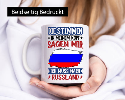 Russland | Urlaub Stimmen in meinem Kopf Traumland v2 lustig Humor Geschenkidee