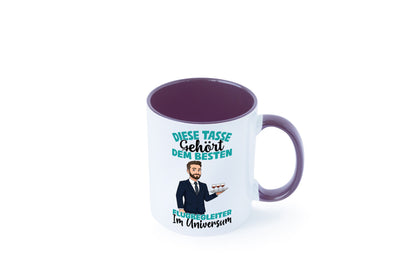 Im Universum: Flugbegleiter | Steward Flughafen Humor Geschenkidee Tasse