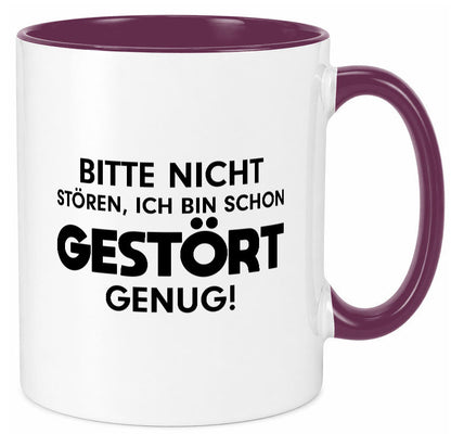 Bitte nicht stören | ich bin gestört Crazy lustig Humor Geschenkidee Geschenk