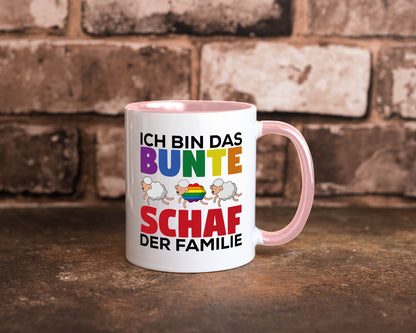 LGBTQ+ Tasse | Buntes Schaf Regenbogen Humor Geschenkidee