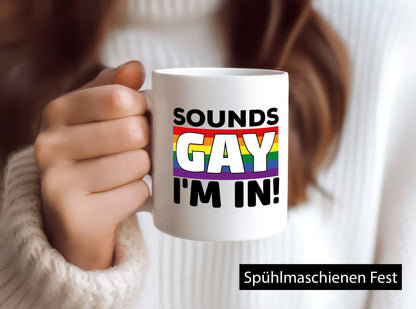LGBTQ Tasse | Gay Spruch Regenbogen Statement Geschenk Humor Geschenkidee