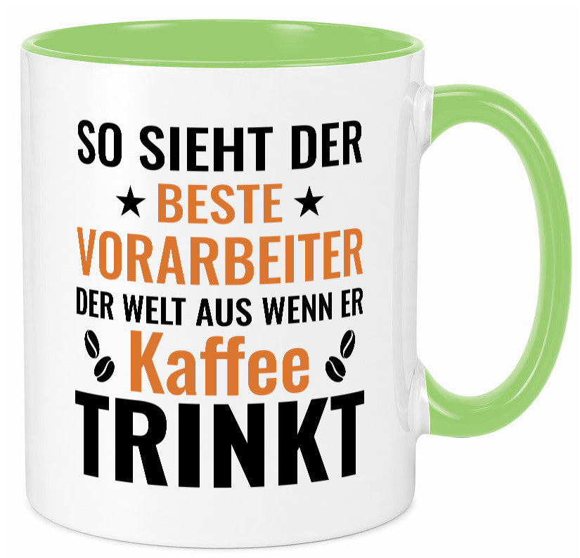 Kaffee trinkt: Vorarbeiter | Kollege Teamleiter Geschenk Arbeit Kollegen Büro