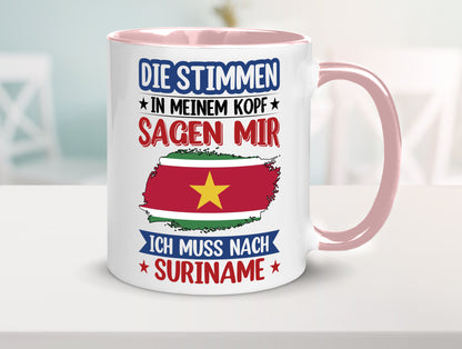 Suriname | Urlaub Stimmen in meinem Kopf Traumland v2 Geschenk Humor