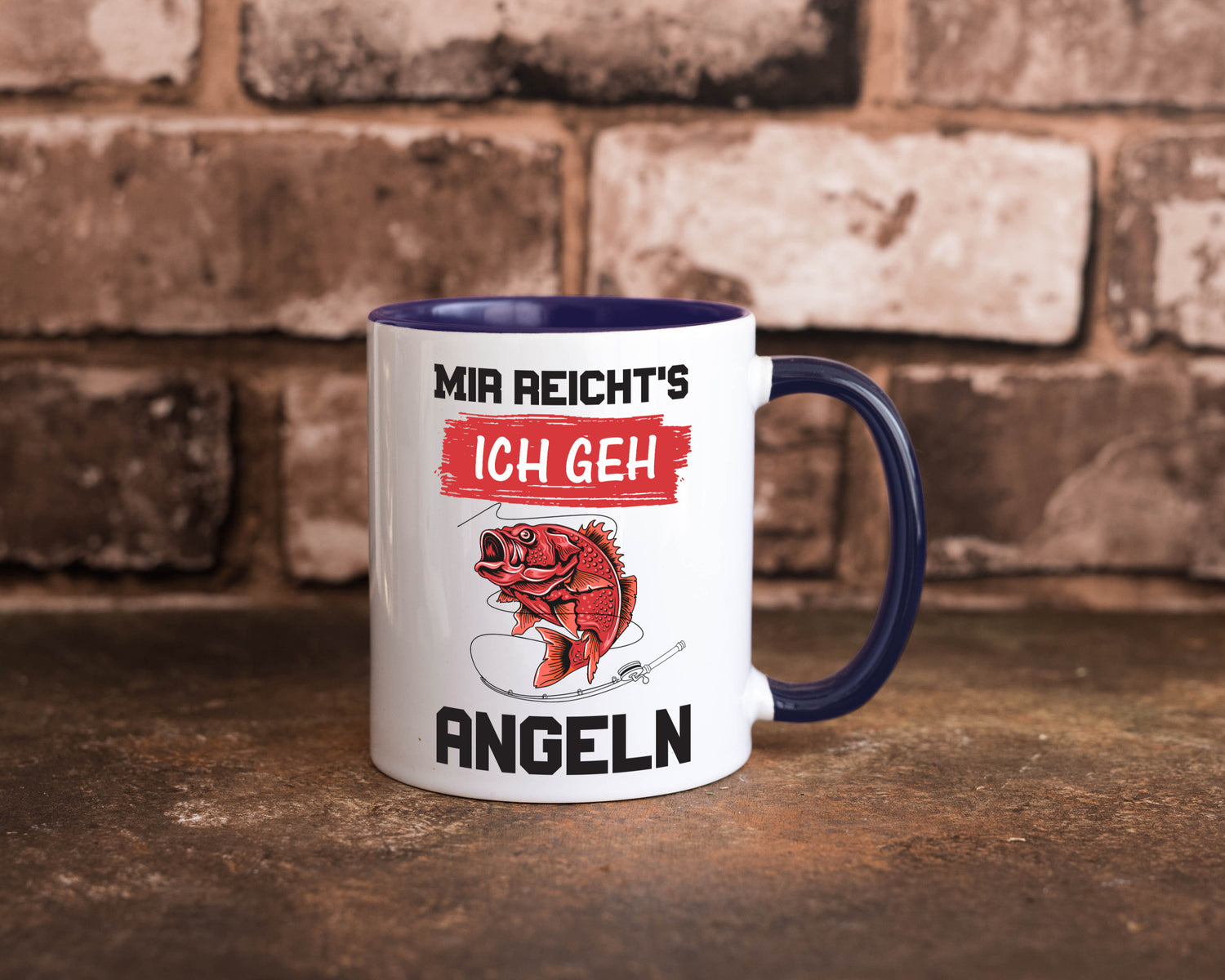 Ich geh angeln | Angler Tasse Fisch Fischer Humor lustig Geschenkidee Geschenk