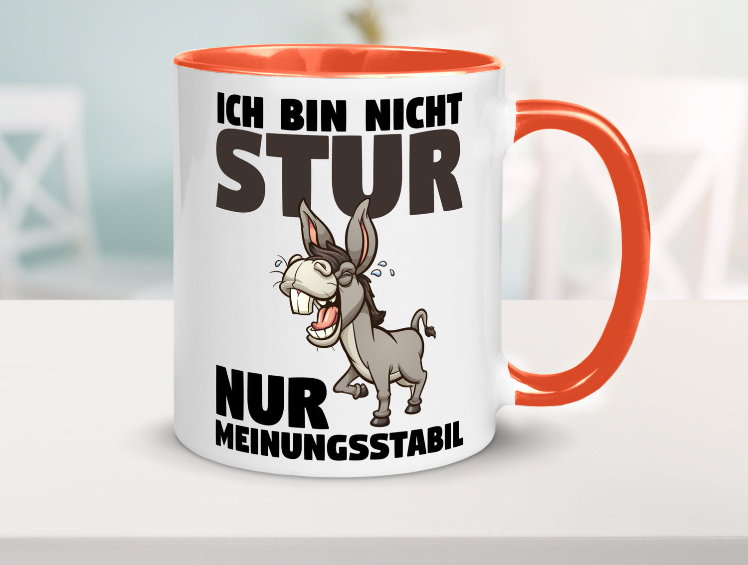 Sturer Esel | Sturkopf Tasse Dickkopf Spruch Humor lustiger Geschenk