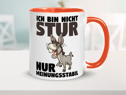Sturer Esel | Sturkopf Tasse Dickkopf Spruch Humor lustiger Geschenk