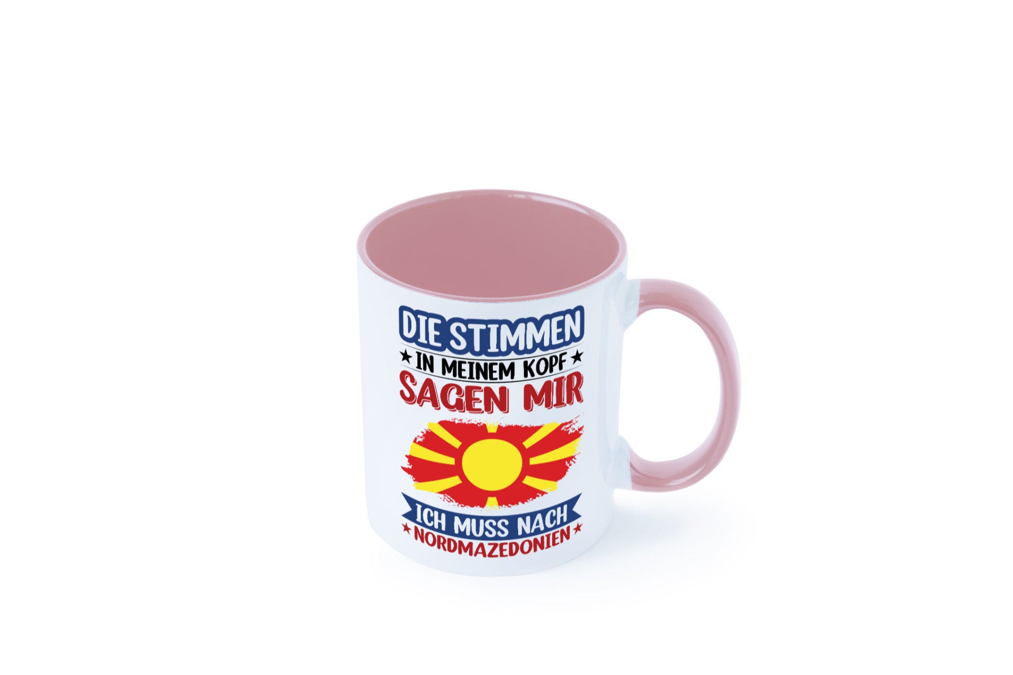 Nordmazedonien | Urlaub Stimmen in meinem Kopf Geschenk Humor Geschenkidee