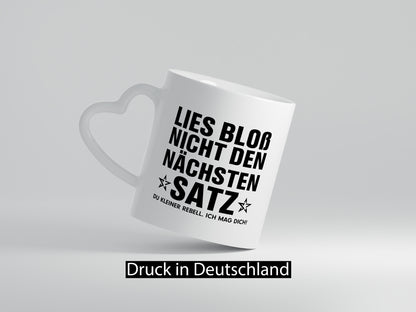 Du kleiner Rebell | Witz Tasse Jugendliche Teenager lustiger Spruch Geschenk