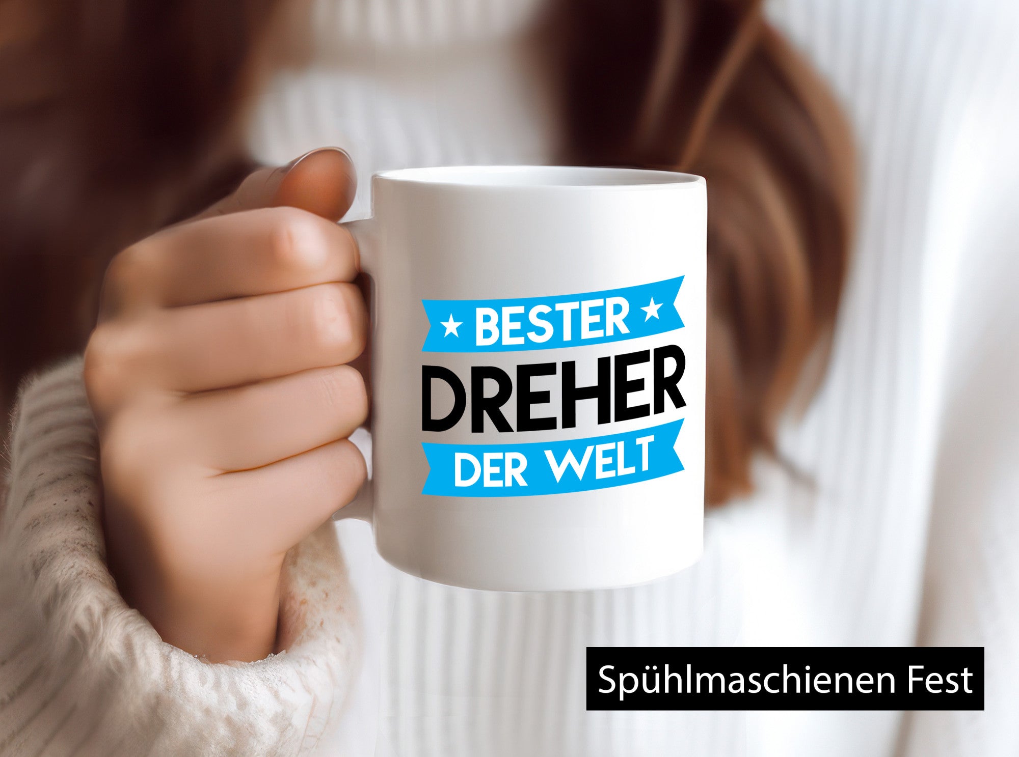 Bester Dreher | Fräser Humor Geschenkidee Tasse