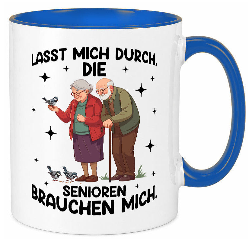 Senioren brauchen mich | Altenpflege Pflegekraft lustiger Spruch Geschenk Humor