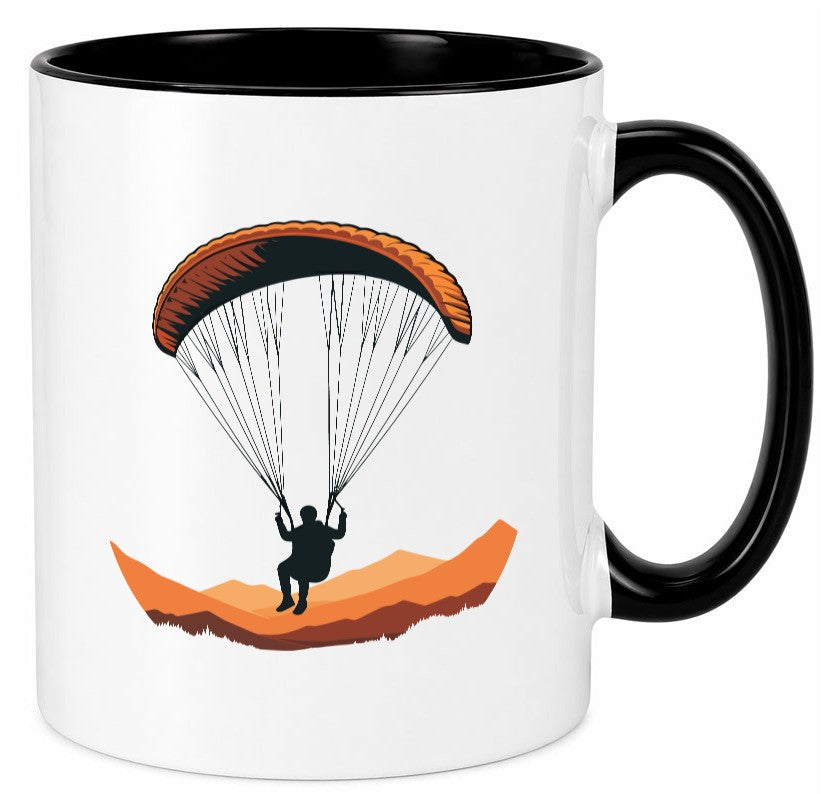 Gleitschirm | Motiv Paragleiter Gleitschirmfliegen vl3 Humor Geschenkidee Tasse