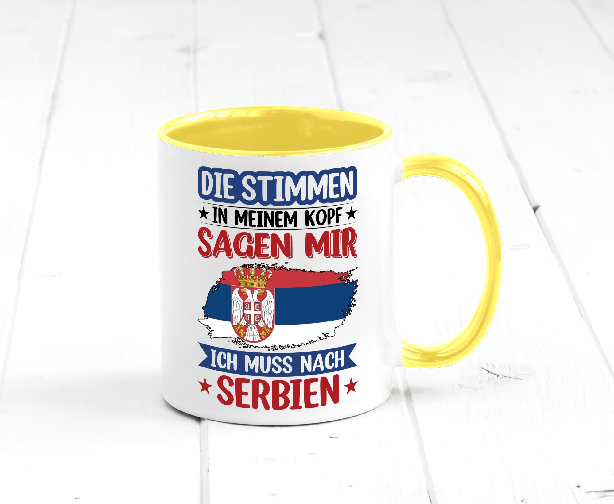 Serbien | Urlaub Stimmen in meinem Kopf Traumland v2 Geschenk Humor