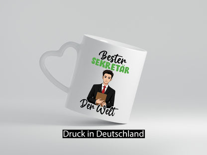 Bester Sekretär | Büro v2 lustiger Spruch Geschenk Arbeit Kollegen Tasse