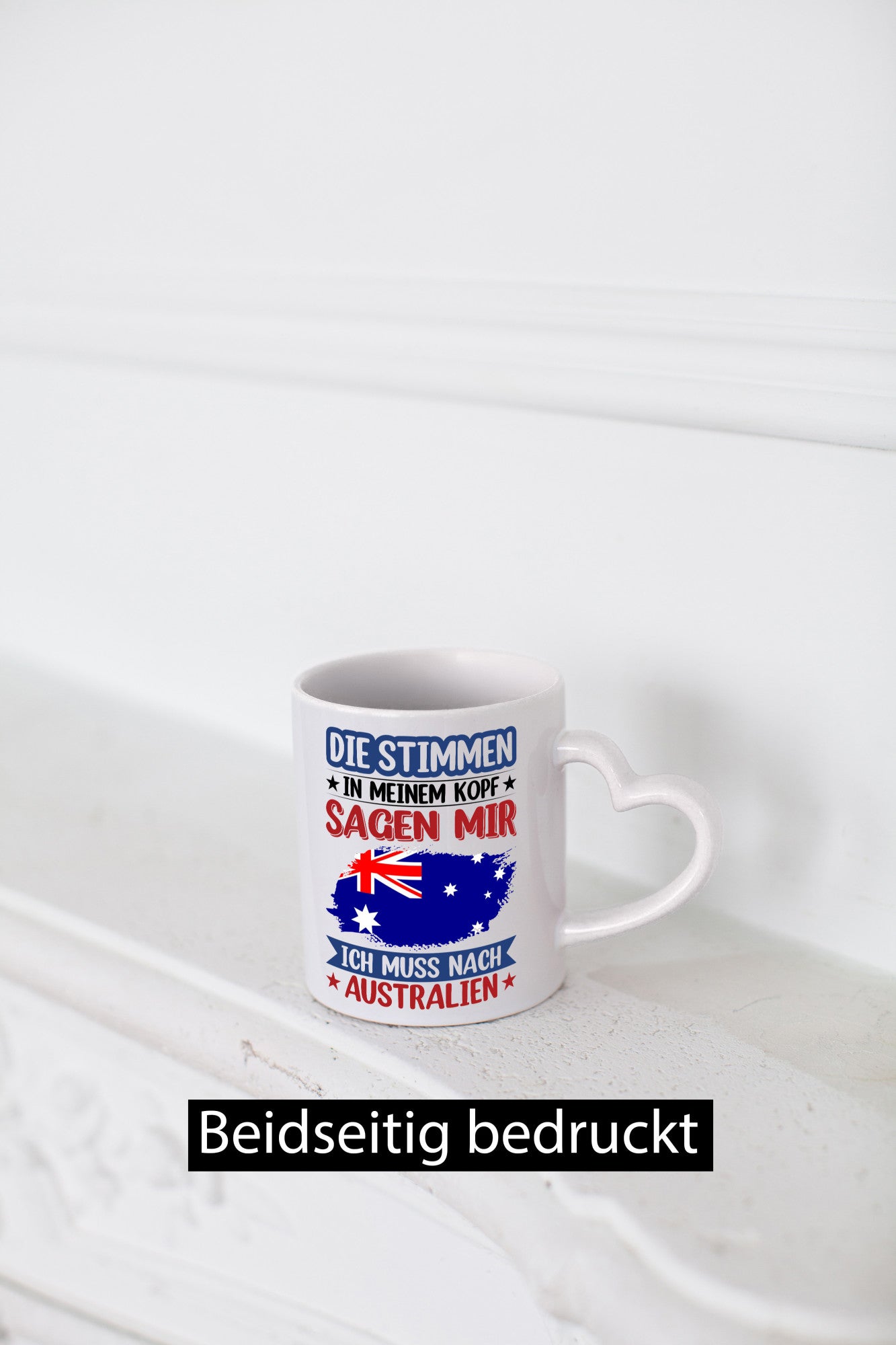 Australien | Urlaub Stimmen in meinem Kopf Traumland Geschenkidee Humor Tasse