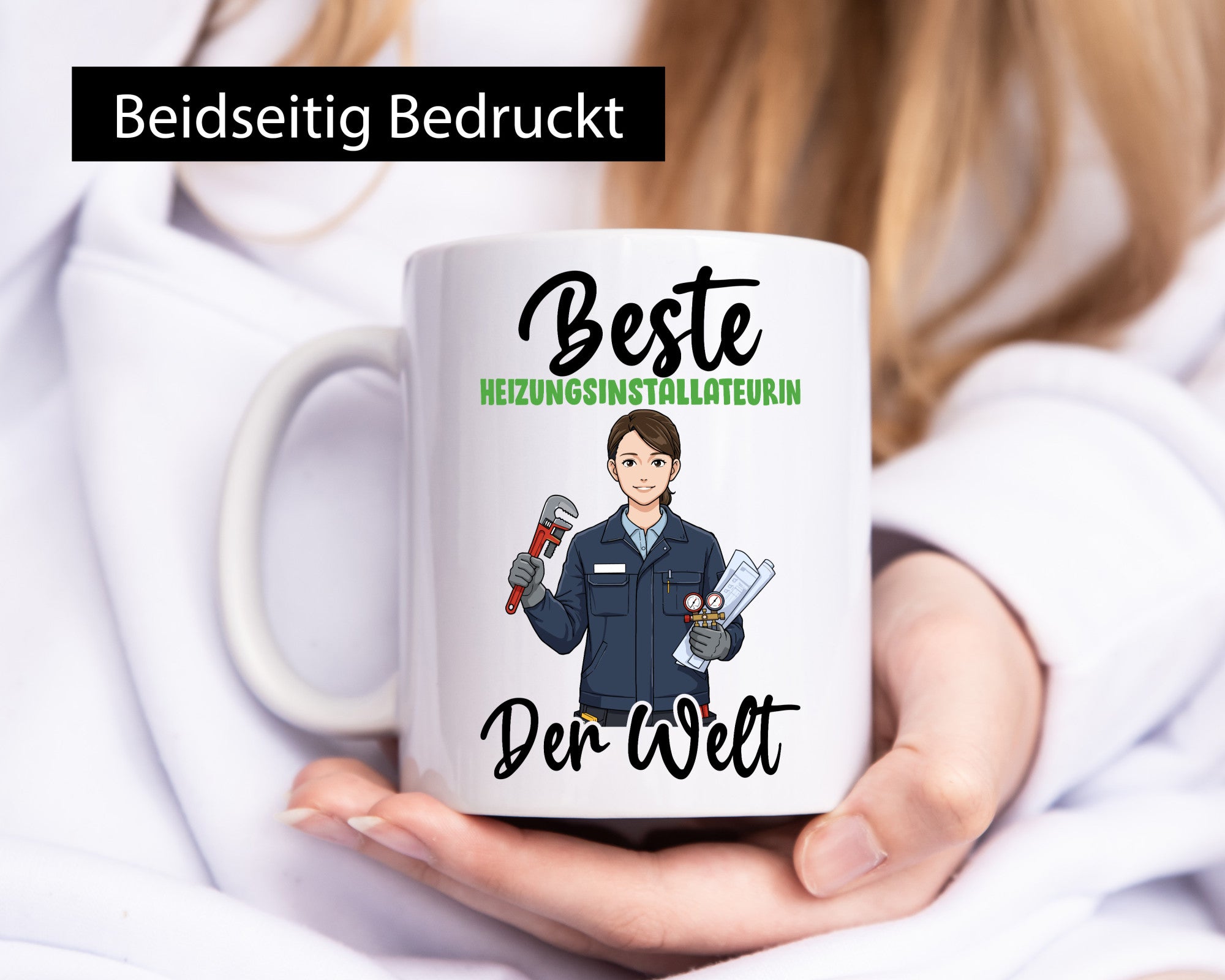 Beste Heizungsinstallateurin | Heizung v2 lustiger Spruch Geschenk Humor