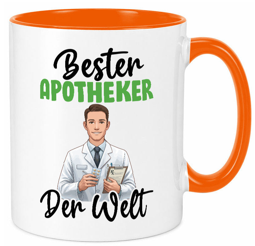 Bester Apotheker | Apotheke Pharmazie v2 Humor Geschenkidee Tasse