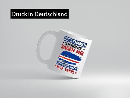 Kap Verde | Urlaub Stimmen in meinem Kopf Traumland lustig Humor Geschenkidee