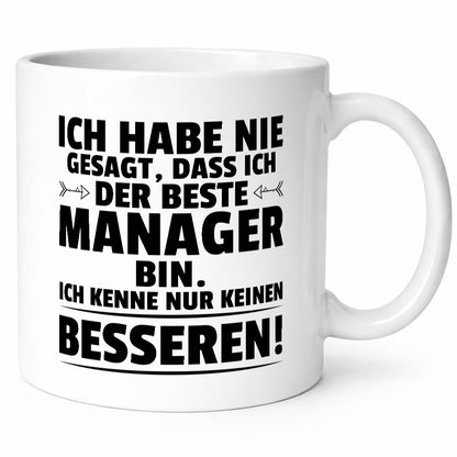 Der Beste Manager | Management Humor Geschenkidee Tasse