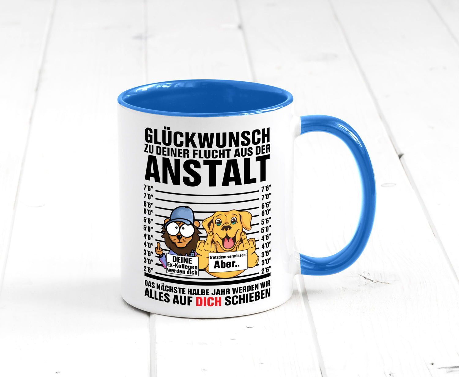 Glückwunsch zu deiner Flucht | Abschiedgeschenk v3 Geschenk Humor Geschenkidee