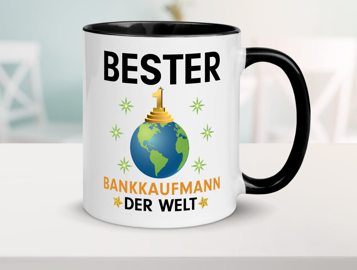 Welt Bester Bankkaufmann | Kaufmann Bank Kaufleute lustiger Spruch Geschenk Tasse
