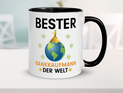 Welt Bester Bankkaufmann | Kaufmann Bank Kaufleute lustiger Spruch Geschenk Tasse