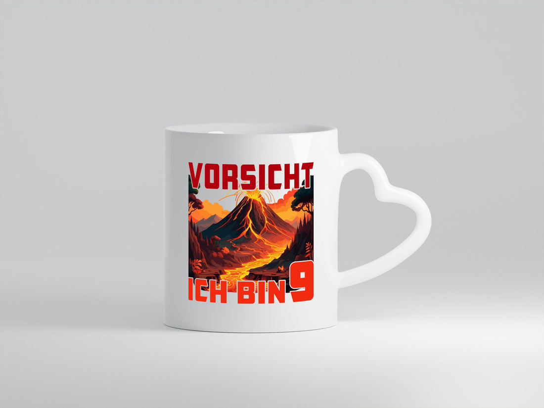 9. Geburtstag | 9 Jahre Vulkanausbruch Vulkan lustiger Spruch Geschenk Tasse