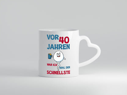 40. Geburtstag | vor 40 Jahren war ich der schnellste Geschenk Geschenkidee