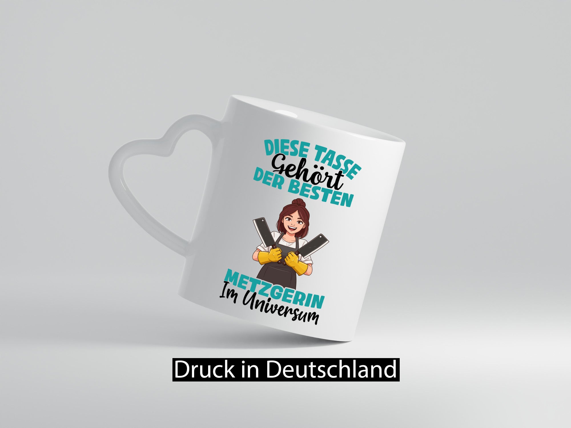 Im Universum: Metzgerin | Fleischerin Geschenk Humor Geschenkidee lustiger
