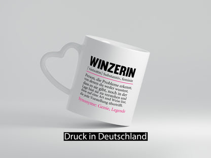 Winzerin | lustige Spruch Weinbauer Wein Beruf lustiger Geschenk Arbeit