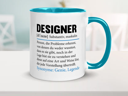 Designer Beruf | Gestalter Medien Schmuck Mode Geschenk Arbeit Kollegen Büro