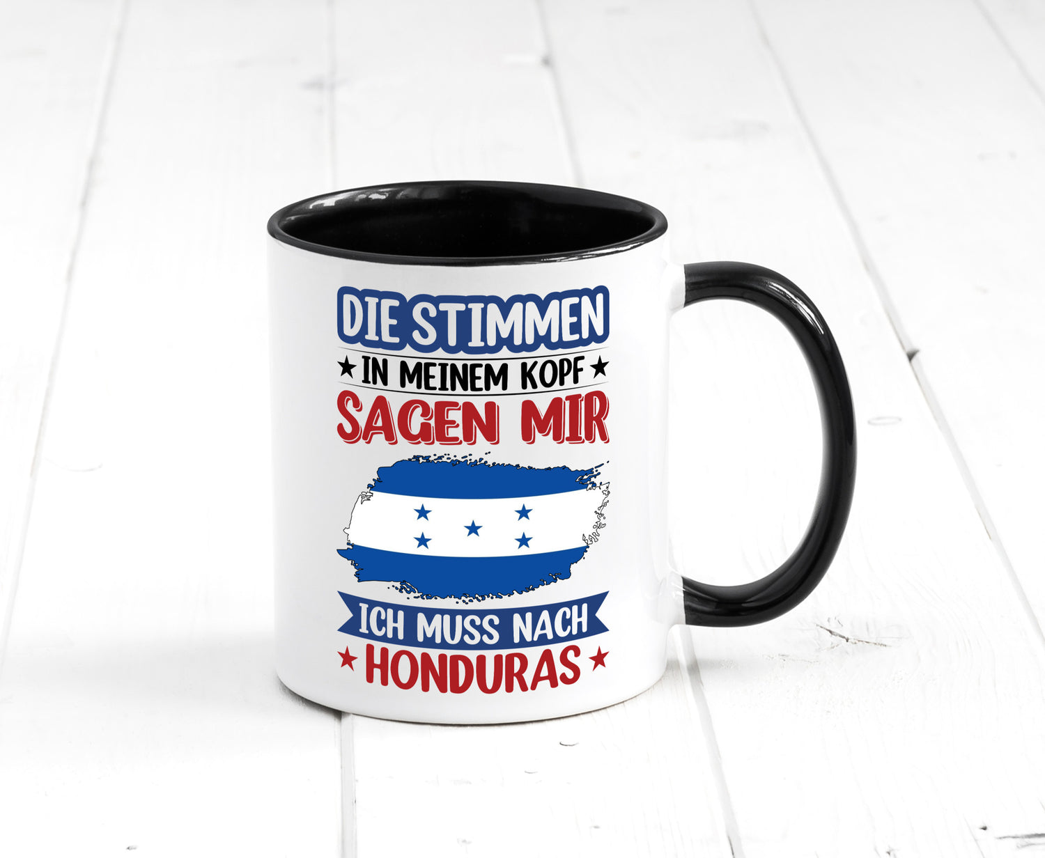 Honduras | Urlaub Stimmen in meinem Kopf Traumland Geschenkidee Humor Tasse