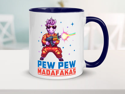 Pew Madafakas vl5 lustiger Spruch Geschenk Humor Geschenkidee Tasse