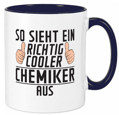 Richtig Cooler Chemiker | Chemie Labor Wissenschaft lustig Humor Geschenkidee