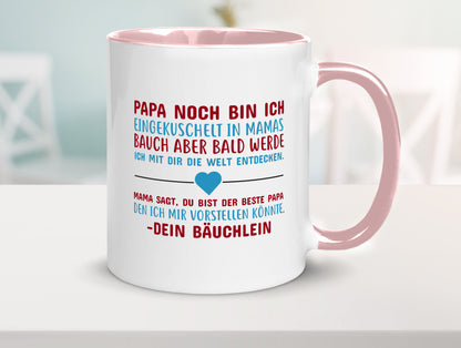 Schwangerschaft | Vaterschaft Tasse Papa Spruch Geschenk Familie Geschenkidee