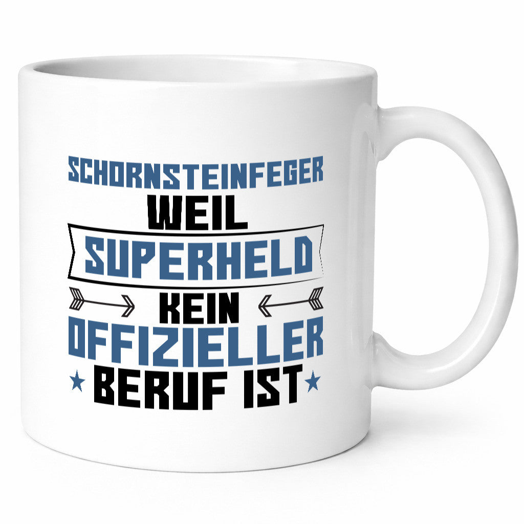 Superheld Schornsteinfeger | Kaminkehrer Handwerk lustig Humor Geschenkidee
