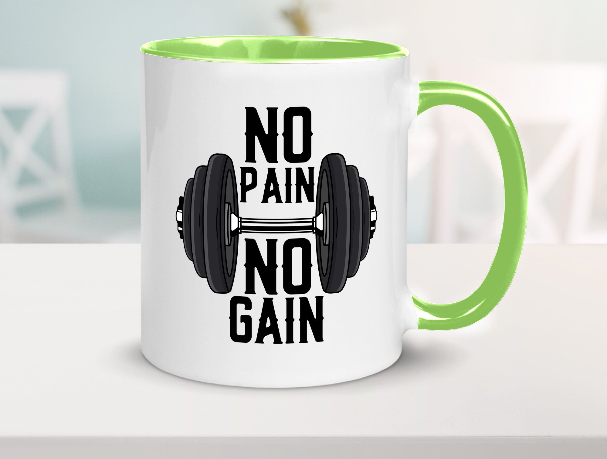 No Pain Gain | Training Motivation Fitness Pumpen lustig Humor Geschenkidee