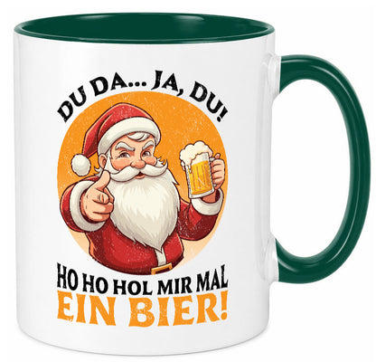Hol mir mal ein Bier | Ugly Christmas Santa lustig Humor Geschenkidee Geschenk