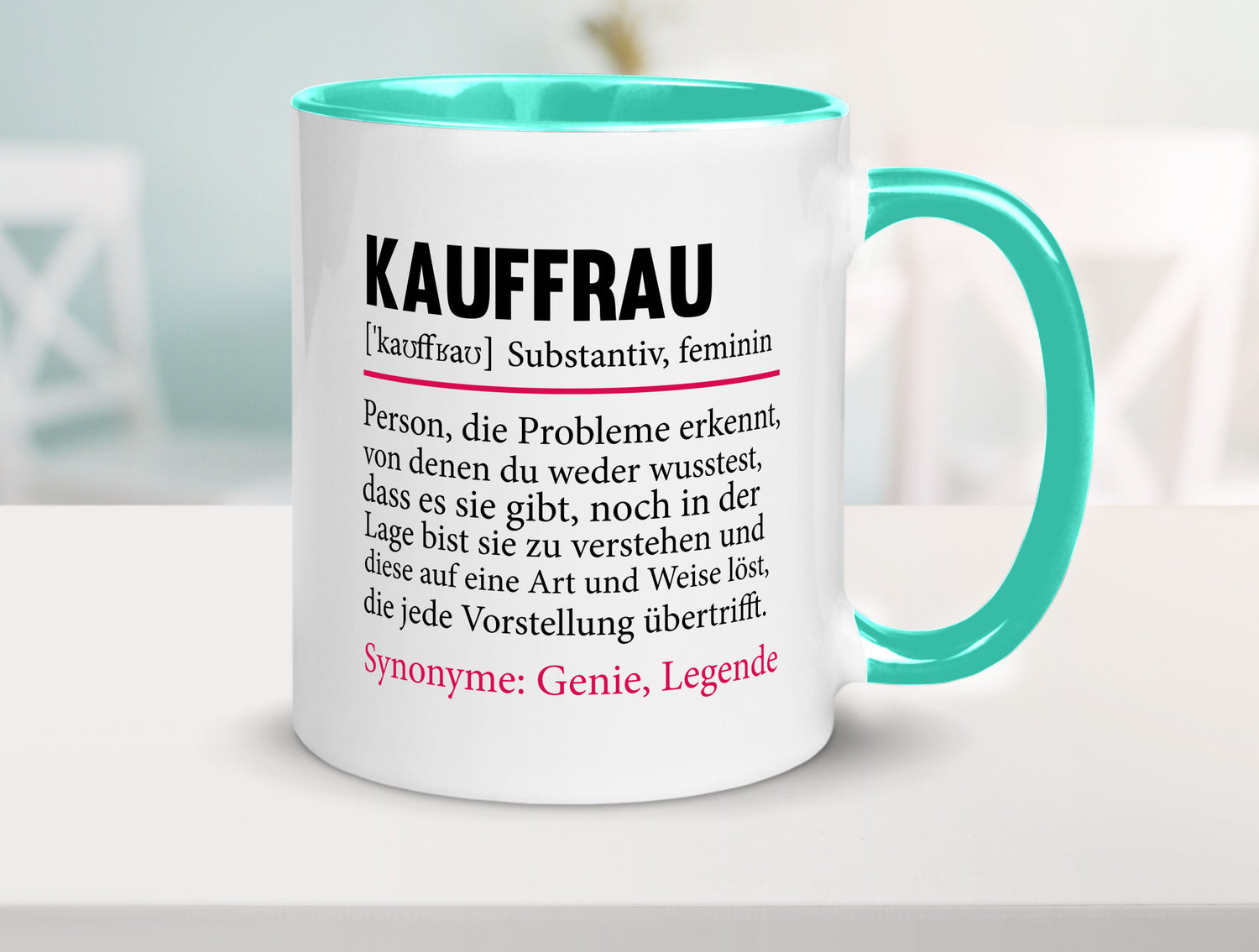 Kauffrau | Humor Spruch Definition Kauffrauen Geschenkidee Tasse
