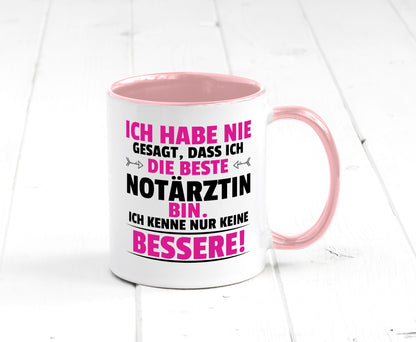 Die Beste Notärztin | Ärztin Humor Geschenkidee Tasse