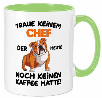 Traue keinem Chef lustiger Spruch Geschenk Arbeit Kollegen Büro Tasse