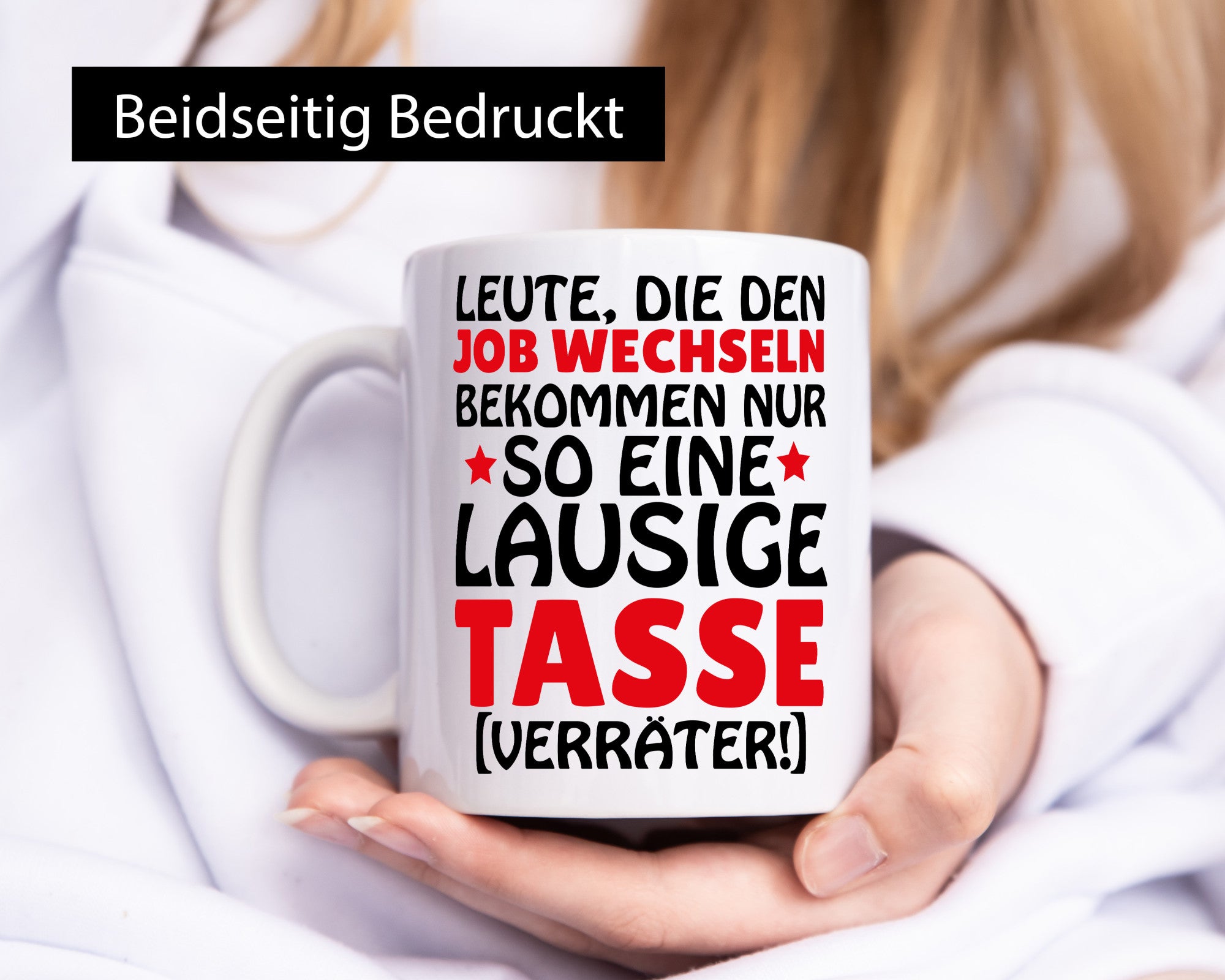 Jobwechsel Tasse lustiger Spruch Geschenk Arbeit Kollegen Büro