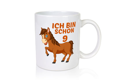 9. Geburtstag | Ich bin schon 9 Pferde Pony lustiger Spruch Geschenk