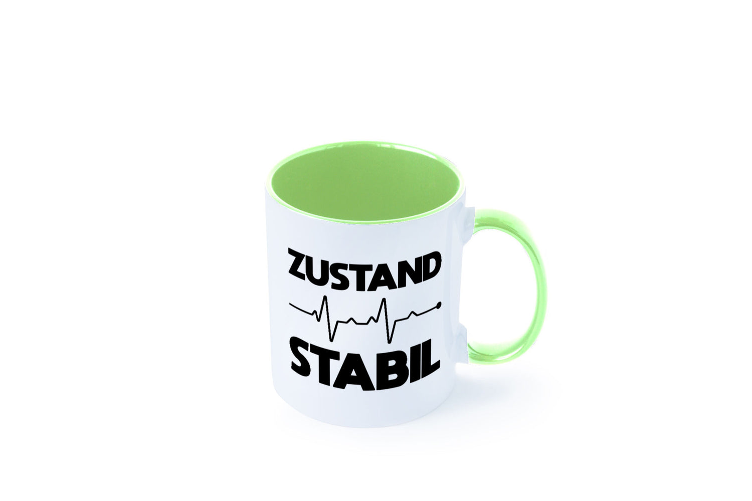 Zustand Stabil | Herzschlag Heartbeat lustiger Spruch Geschenk Humor