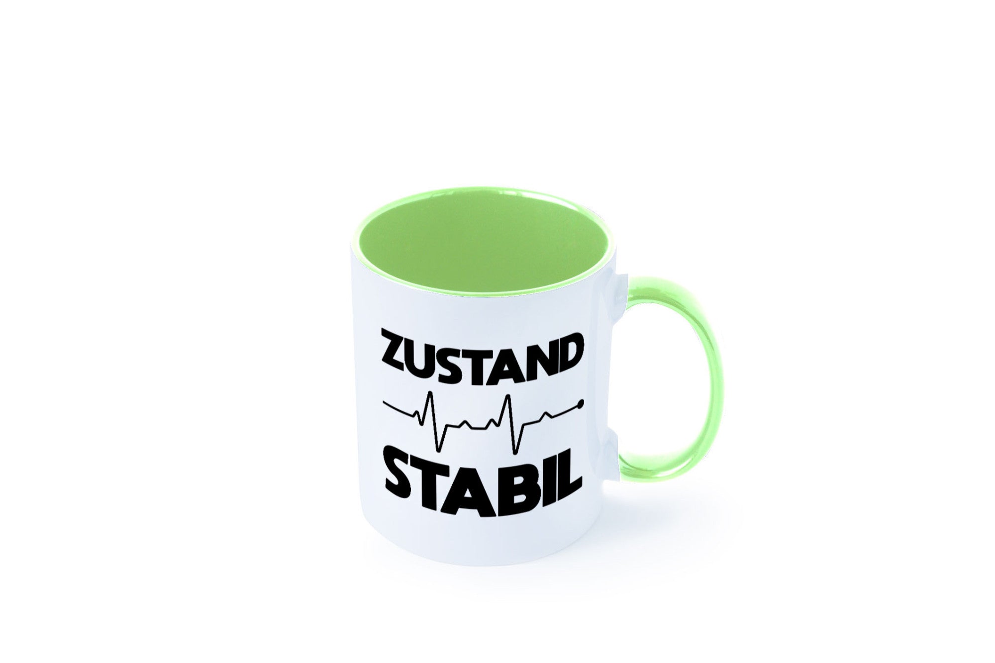 Zustand Stabil | Herzschlag Heartbeat lustiger Spruch Geschenk Humor