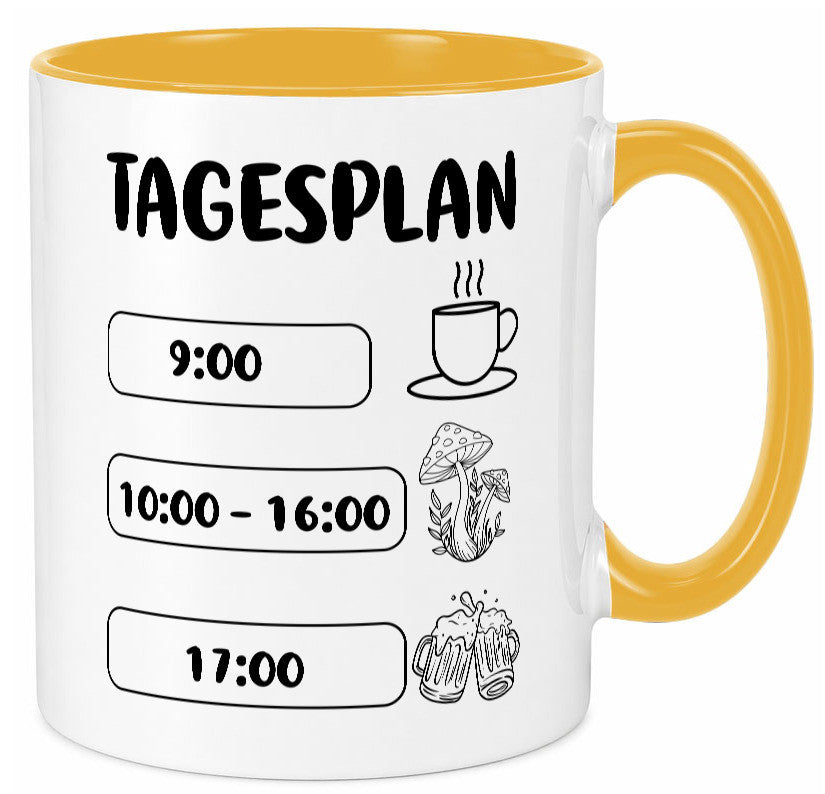 Tagesplan Pilzsammler | Pilze Wald v2 Geschenk Humor Geschenkidee lustiger