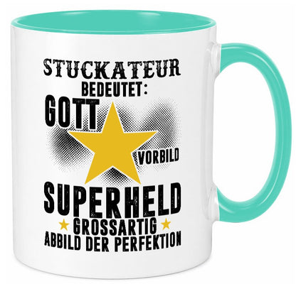 Bedeutung von Stuckateur | Innenausbau Beruf Geschenkidee Arbeit Kollegen Büro Tasse